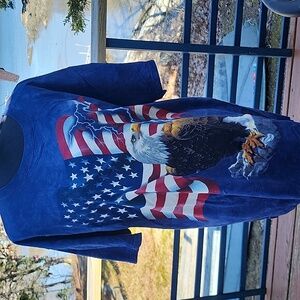 🔥 Vintage 01 Mountain Eagle 🇺🇸 USA tee size XL